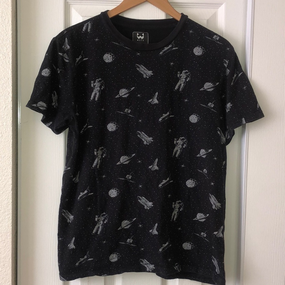 Astronaut Rocket Galaxy Tee